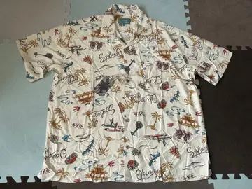 새상품 splash 스플래쉬 셔츠 L 사이즈 c66 아로하 카리유시