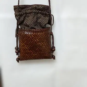 숄더 아지로나미 바스켓백 기모노 유카타