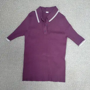 [ 새상품급 ] Mila Owen 폴로 카라 리브 니트 풀오버