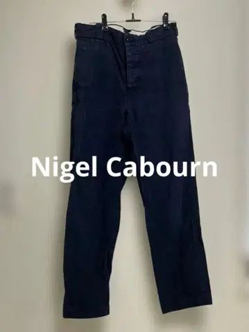 나이젤카본 린넨 팬츠 네이비 M