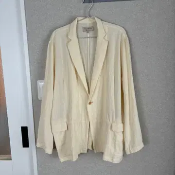Vlas Blomme 린넨 거즈 테일러드 자켓 F 크림