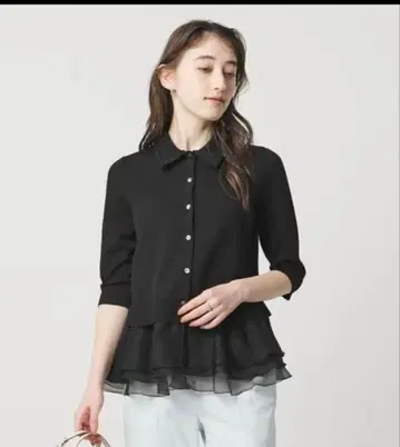 유나이티드 애로우즈 레이디 폴로 니트