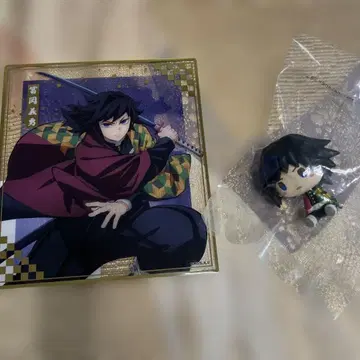 귀멸 토미오카 기유 캐릭터 굿즈 2점 [미사용 새상품]