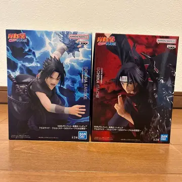 NARUTO 돌풍전 사스케 이타치 피규어 세트 GIGO 한정판