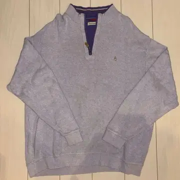 허쉬 퍼피스 하프 집업 스웨트셔츠