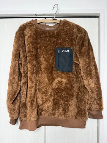 [ 미사용 새상품 ] FILA 브라운 플리스 자켓