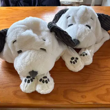 USJ 유니버설 스누피 모자 쫑긋 귀 기믹 봉제 인형 햇 2개