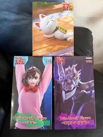 단다단 모모, 올칸, 터보바바 피규어 3체 세트