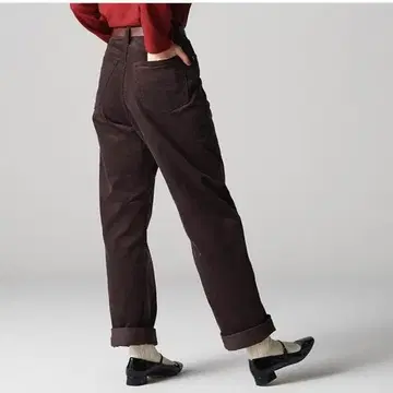 새상품급 LENO 하이웨스트 코듀로이 팬츠 KAY 00 브라운