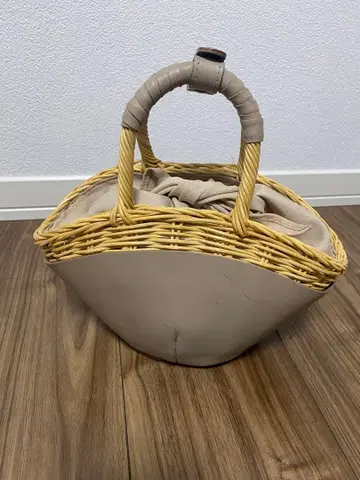 [ The Bagmati ] 더 바그마티 가죽 콤비 카고백