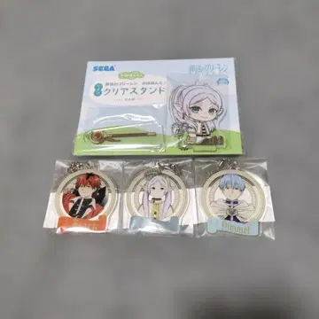 장송의 프리렌 트레이딩 아크릴 키링 트윈 클리어 스탠드