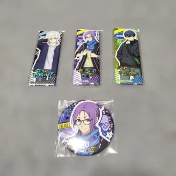 블루 록 남코 한정판 캔뱃지 이사기 요이치, 나기 세이시로, 미카게 레오