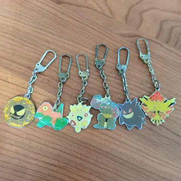 포켓몬 키링 6개 세트 헤이세이 초기