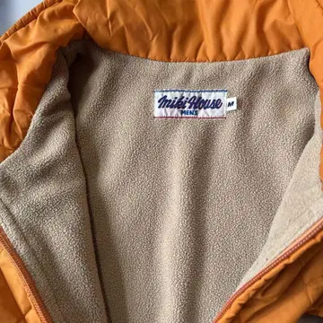 미키하우스 퀼팅 코트 M 오렌지