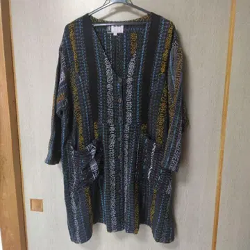 발리 수제 이캇 튜닉