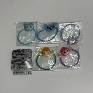 나루미야 캐릭터즈 twinkle 머리끈 가챠가챠 5개 세트