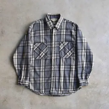 90s 세인트 존스 베이 헤비 플란넬 셔츠 체크 빅맥 L USA제