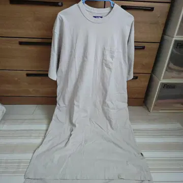 The North Face 베이지 그레이 티셔츠 원피스 반팔