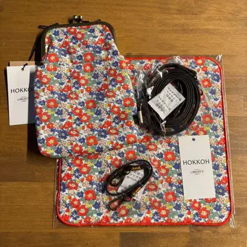 새상품 리버티 가마구치 2웨이 스마트폰 숄더 & 손수건 세트