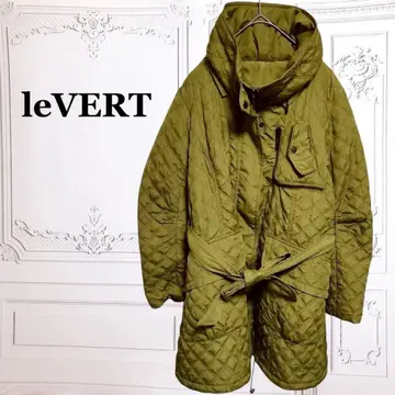 르베일 퀼팅 코트 자켓 [ M ] 카키 그린 경량 미디엄
