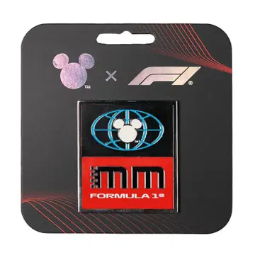 [ 미개봉 새상품 ] 한정판 Disney x F1 핀 배지