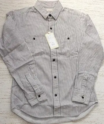 맥쿠바트로스 히코리 스트라이프 워크 셔츠 긴팔 일본제 하골이 셔츠
