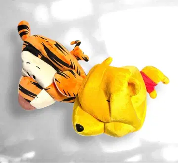 디즈니 봉제 인형 팬캡 곰돌이 푸 티거 디즈니