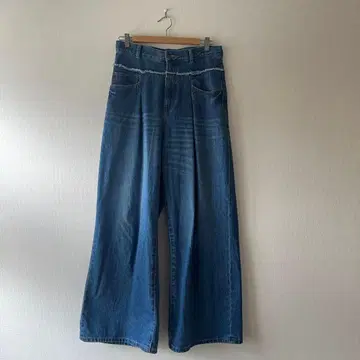 niko and - JEANS 인디고 블루 와이드 팬츠 L 사이즈