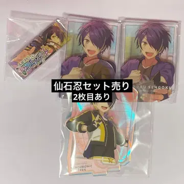 앙스타 센고쿠 시노부 아크릴 스탠드 파샤츠 카드 세트 판매