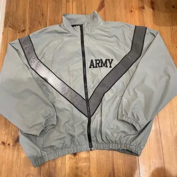 새상품급 미군 실물 IPFU 트레이닝 자켓 XL/R ARMY 나일론