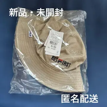 FILA X BE:FIRST 버킷 햇 베이지 새상품 미개봉