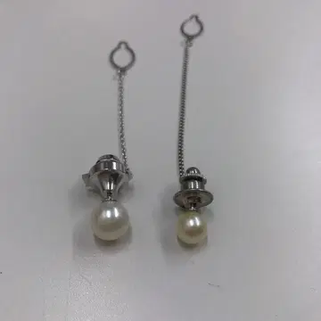 진주 넥타이핀 2개 세트