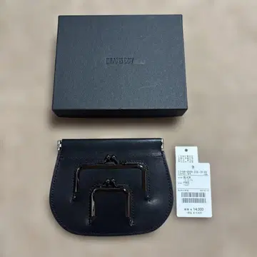 beamsboy W 가마구치 지갑 블랙