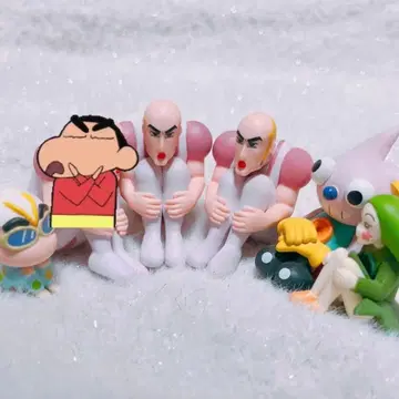 짱구는 못말려(크레용 신짱) 기다림 6 피규어 세트