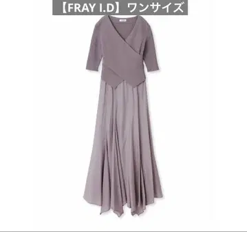 [ FRAY I.D ] 프레이 아이디 랩 스타일 도킹 원피스