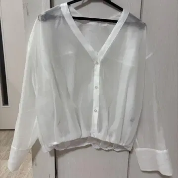 스터링 루어 시어 블라우스 시어 셔츠