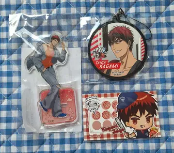 쿠로코의 농구 쿠로바스 카가미 타이가 아크릴 스탠드 키링 특전 마리오