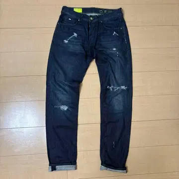 GAS 데미지 가공 데님 w29 이탈리아제