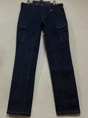 BAGARCH 카고 데님 팬츠 일본제 다크 네이비 34 BJBF.C