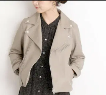 SLOBE IENA 라이더 자켓 양가죽 그레이지