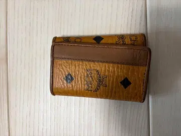 MCM 브라운 접이식 키케이스