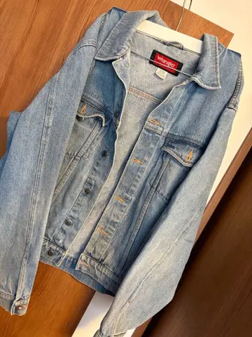 Wrangler 라이트 블루 데님 자켓 XL