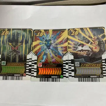 라이드 케미 트레이딩 카드 EX 레어 세트 가면라이더 갓챠드