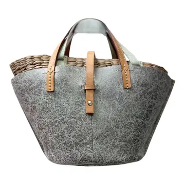 ikot 이코트 3WAY 크랙킹 레더 토트백