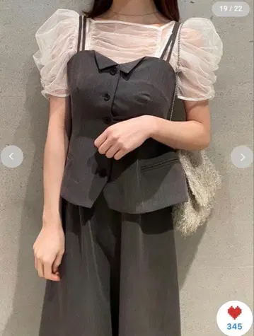 SNIDEL 베스트 코르셋 점프 스커트 원피스