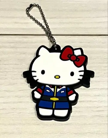 건담 헬로키티 아크릴 키링