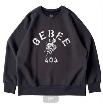 GEbee404 SWEAT Charcoal Black