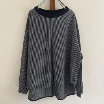 BEAMS BOY 스트라이프 패턴 티셔츠