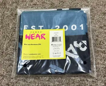 ZUMBA 반다나 2장 세트 정품