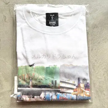 오토모 가츠히로 전집 AKIRA 애니메이션 셀화전 볼링장 티셔츠 XL